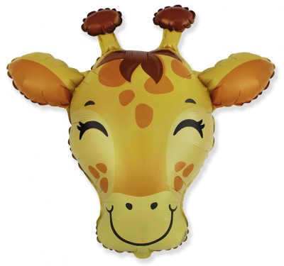 Giraffe Head 31'' Super Shape Foil Balloon